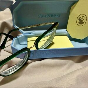 Swarovski Emerald Green Glasses